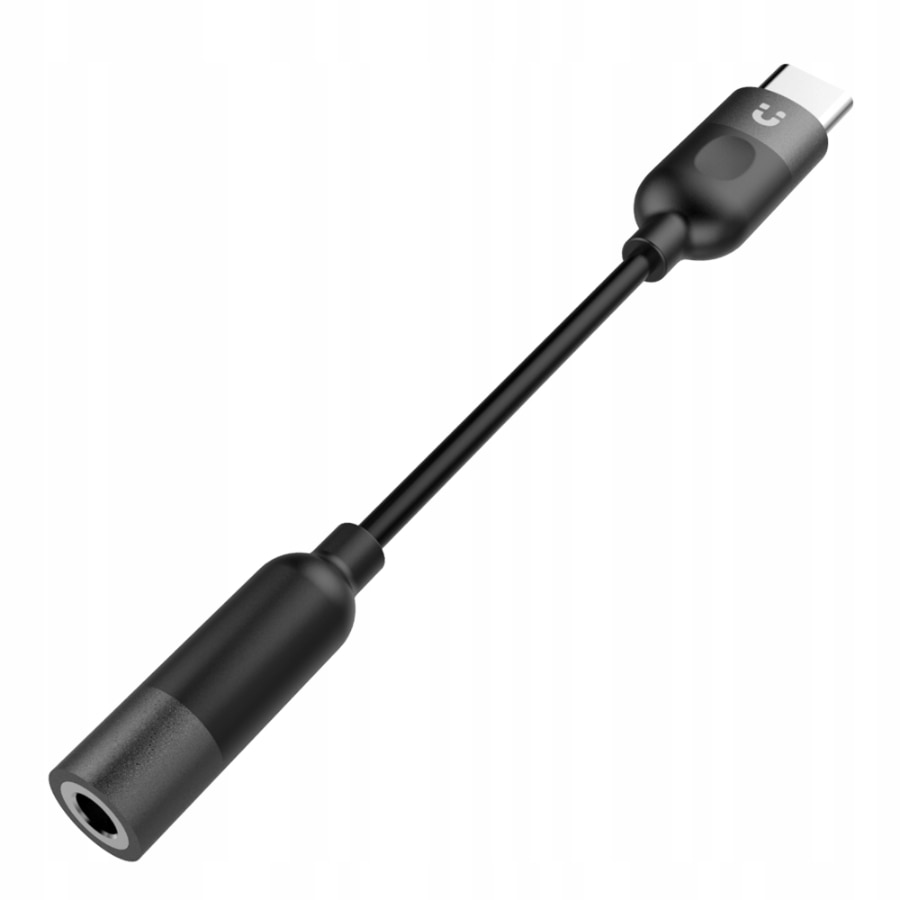 Adaptor stereo minijack 3.5 mm Unitek, USB-C, Negru, 117 mm