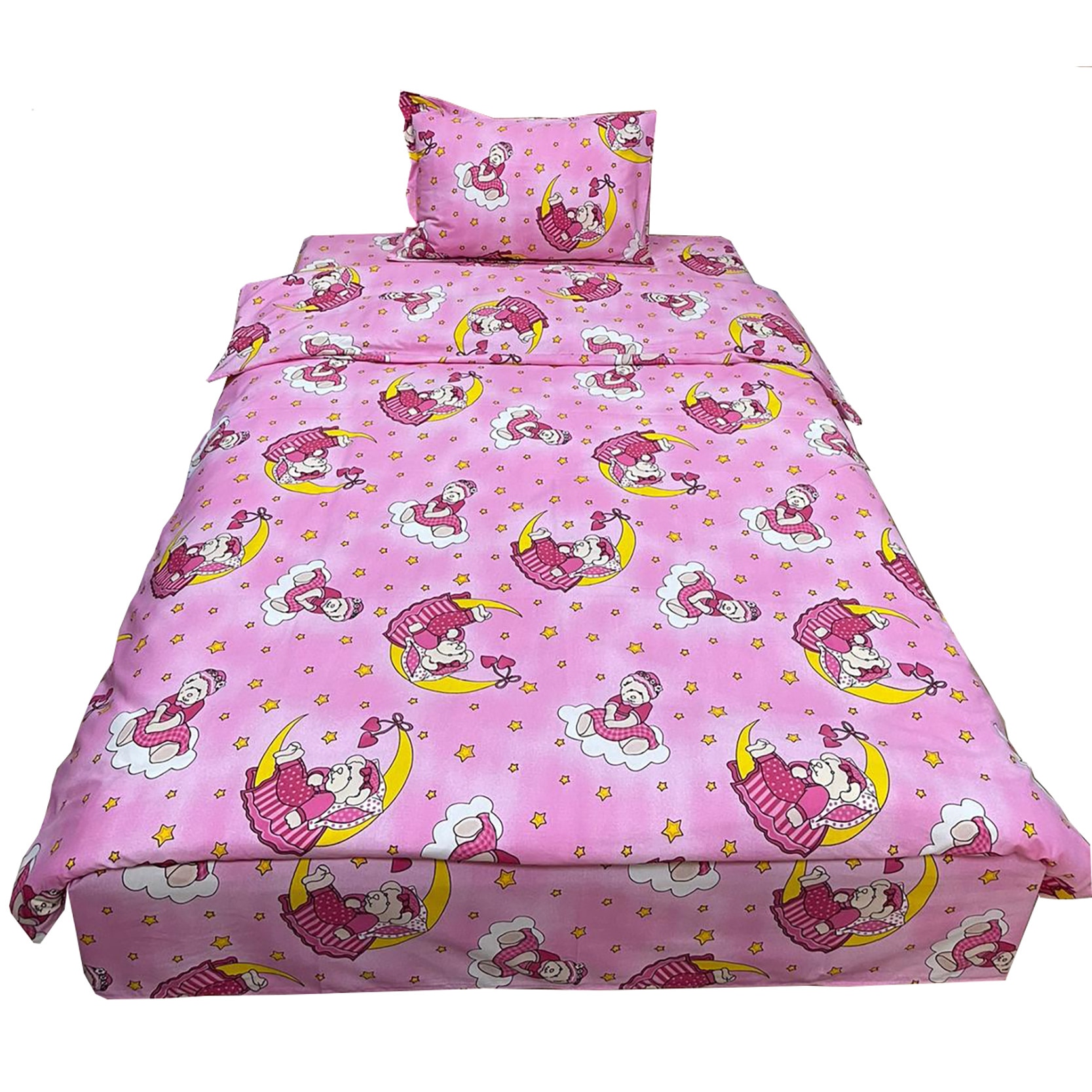 Lenjerie pat single, pentru saltea de 90cm, 