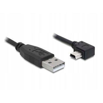 Cablu mini USB Camera NAVI Auto HDD Delock, 90 unghiuri, 5 m Cablu mini USB Camera NAVI Auto HDD Delock, 90 unghiuri, 5 m