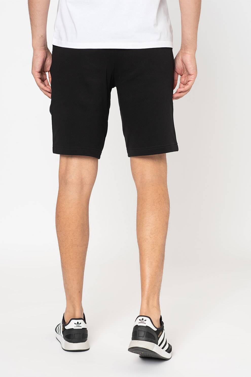 ARMANI EXCHANGE, Pantaloni scurti de bumbac cu imprimeu logo