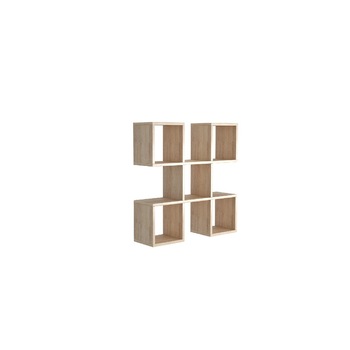 Raft de perete Homemania, 70 x 20 x 70 cm, Melamina, Maro sonoma Raft de perete Homemania, 70 x 20 x 70 cm, Melamina, Maro sonoma