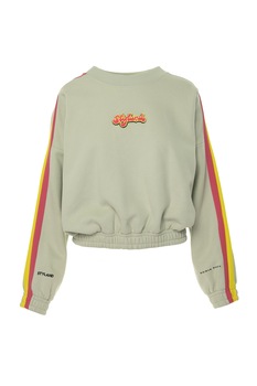 Bluza din bumbac organic, STYLAND, 369E203204TXS1, Gri, M-Slim Bluza din bumbac organic, STYLAND, 369E203204TXS1, Gri, M-Slim