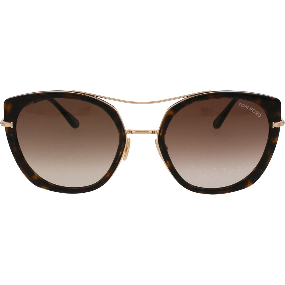 Ochelari de soare Tom Ford FT0760 52F, Havana, 56 mm
