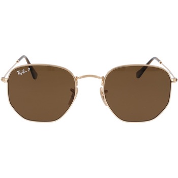 Ochelari de soare unisex Ray-Ban RB3548N 001/57, HEXAGONAL, polarizati, Auriu 54 mm Ochelari de soare unisex Ray-Ban RB3548N 001/57, HEXAGONAL, polarizati, Auriu 54 mm