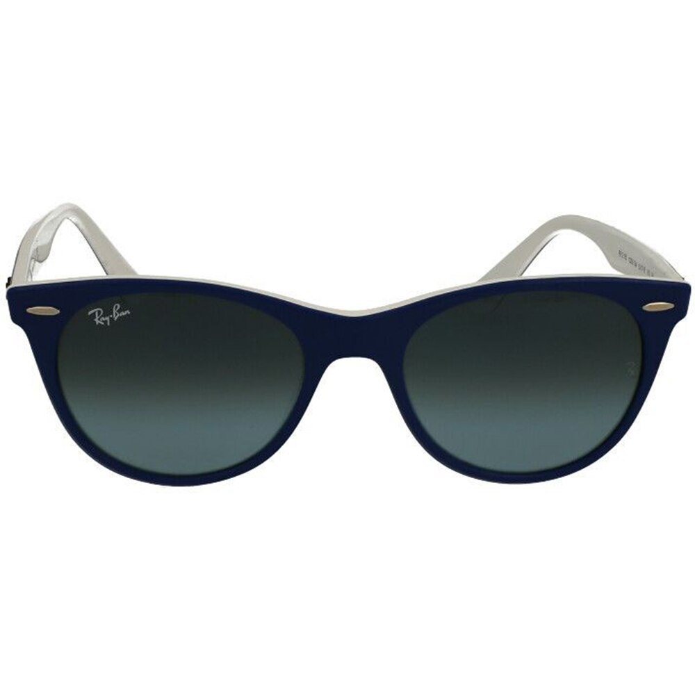 Ochelari de soare unisex Ray-Ban RB2185 12993M, WAYFARER II, Albastru, 52 mm