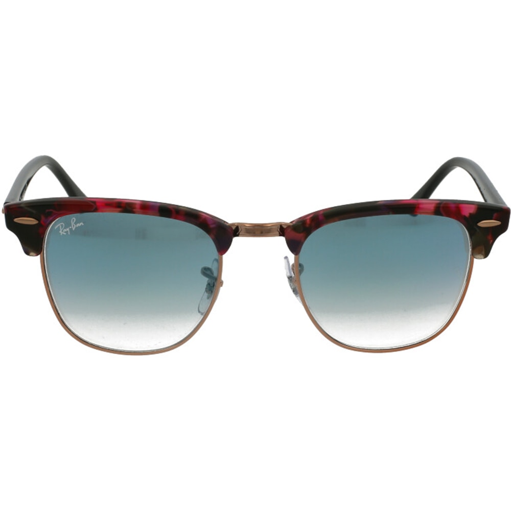 Ochelari de soare de dama Ray-Ban RB3016 12573F, CLUBMASTER, Violet, 49 mm