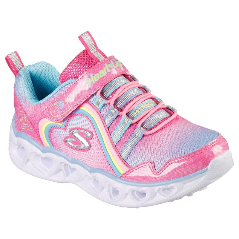 Pantofi copii cu sistem de lumini Heart - Rainbow Lux, Skechers