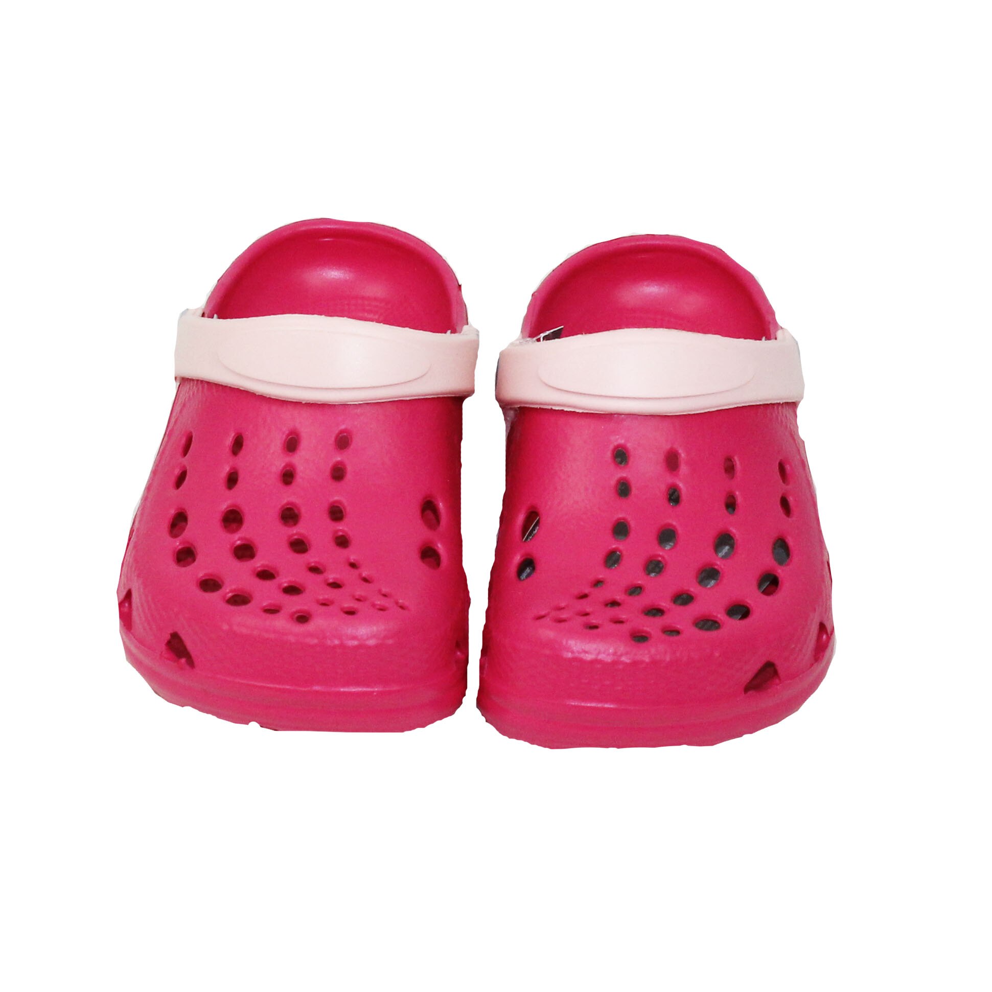 Saboti pentru plaja, roz fucsia cu roz deschis