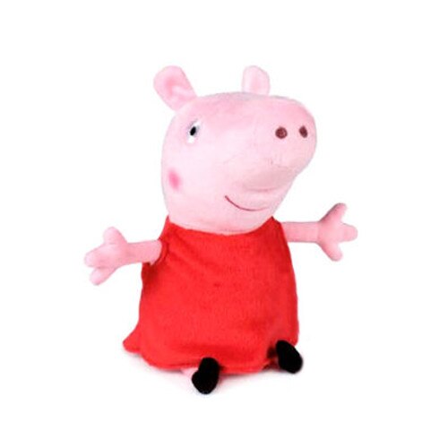 Jucarie de plus, Peppa Pig, Unicorns And Stars - Rosu, 20cm