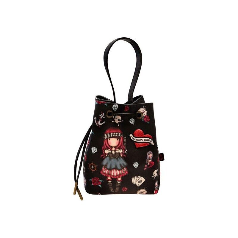 Rucsac Casual Gorjuss Mary Rose Negru Castaniu