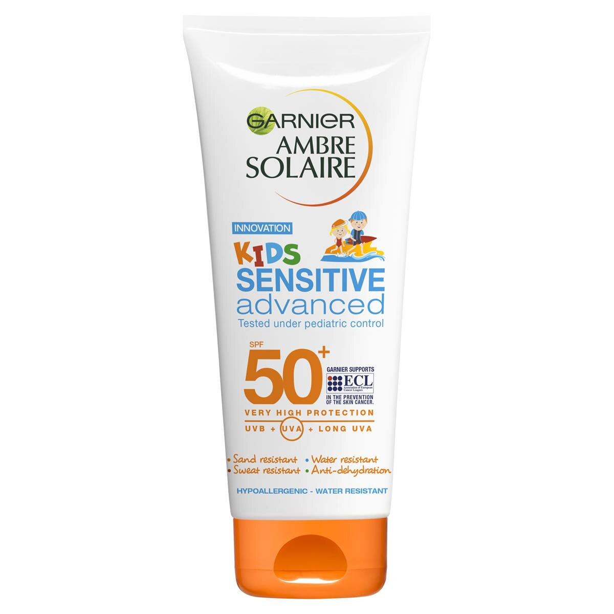 Lotiune de protectie Garnier - Sensitive Advanced Kids Spf 50+ 200ml