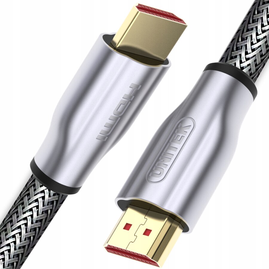 Cablu HDMI 2.0 Unitek, 18Gb, Argintiu, 1.5 m