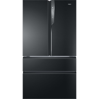 Side by side Haier HB26FSNAAA, French Door, 750l, Total No Frost, Motor Inverter, Sistem Antibacterian, Display LED, Super Freezing, Holiday, Aparat de gheata, Clasa E, H 190 cm, Negru Side by side Haier HB26FSNAAA, French Door, 750l, Total No Frost, Motor Inverter, Sistem Antibacterian, Display LED, Super Freezing, Holiday, Aparat de gheata, Clasa E, H 190 cm, Negru