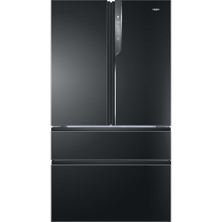 Side by Side Haier HB26FSNAAA, French Door, 750l, Total No Frost, Motor Inverter, Sistem Antibacterian, Display LED, Super Freezing, Holiday, Aparat