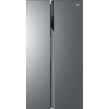 Side by Side Haier HSR3918ENPG, 528l, Total No Frost, Multi air flow, Motor Inverter, Display LED, Super Cooling, Super Freezing, Clasa E, H 177 cm, Argintiu Side by Side Haier HSR3918ENPG, 528l, Total No Frost, Multi air flow, Motor Inverter, Display LED, Super Cooling, Super Freezing, Clasa E, H 177 cm, Argintiu