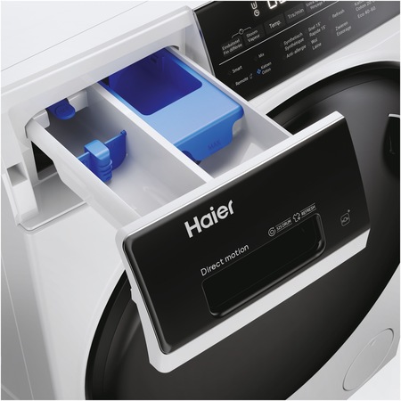 Masina de spalat rufe Haier HW120-B14979-S, 12 kg, 1400 rpm, Clasa A, Motor Direct Motion, iRefresh, ABT, Steam, Dual spray, Pillow Drum, display Led cu Touch control, iTime, Smart Detecting, Alb