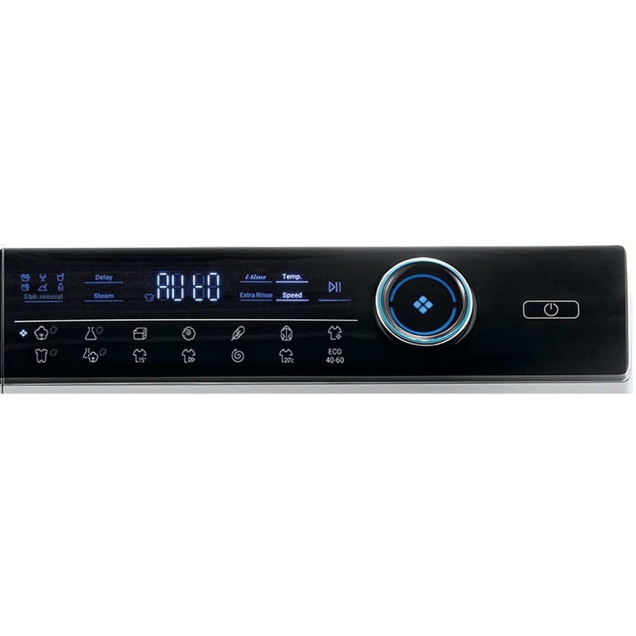 Masina de spalat rufe Haier HW80-B14979-S, 8 kg, 1400 rpm, Clasa A, Motor Direct Motion, Refresh, ABT, Steam, Dual Spray, Pillow Drum, iTime, Smart Detecting, Alb