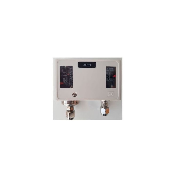 Comutator presiune dublu, Reporshop, Temperatura scazuta, P606Hme, Automat, Alb