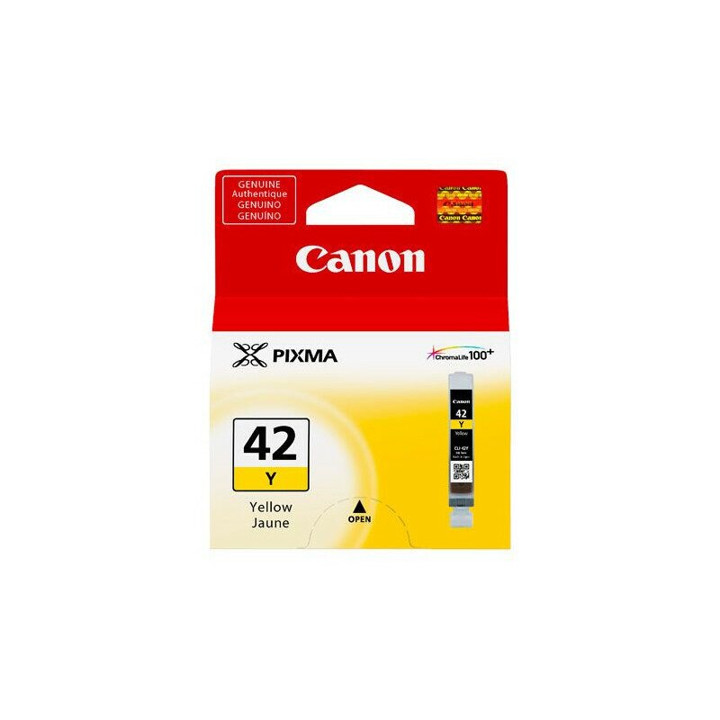 Cartus cerneala Canon Yellow CLI-42Y pentru Pixma Pro 100, 13ml OEM BS6387B001AA