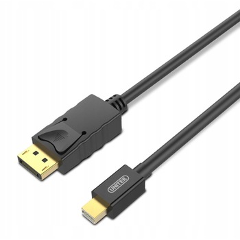 Cablu mini Displayport la Displayport V1.2 Unitek, 60Hz, Negru, 2 m Cablu mini Displayport la Displayport V1.2 Unitek, 60Hz, Negru, 2 m