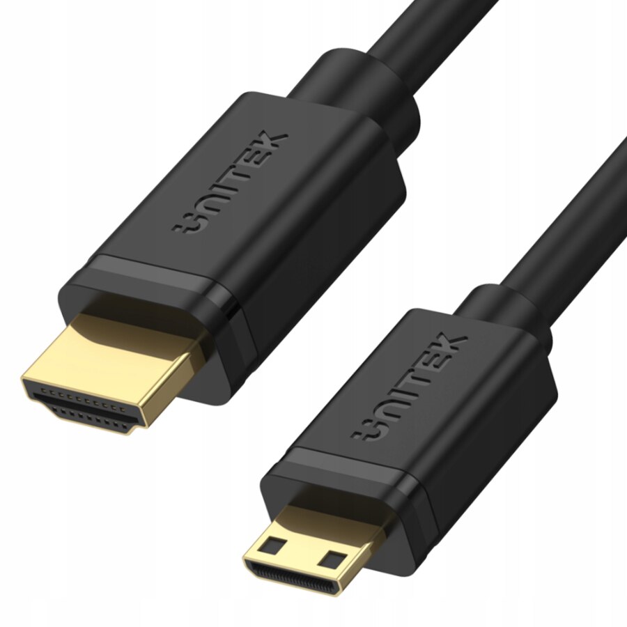 Cablu mini HDMI la HDMI V2.0 Unitek, 4K, ARC HDR, Negru, 2 m
