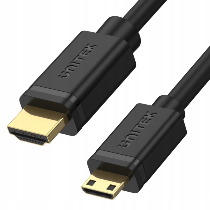 Unitek Mini HDMI – HDMI V2.0 kábel, 4K, ARC HDR, 2 m, fekete