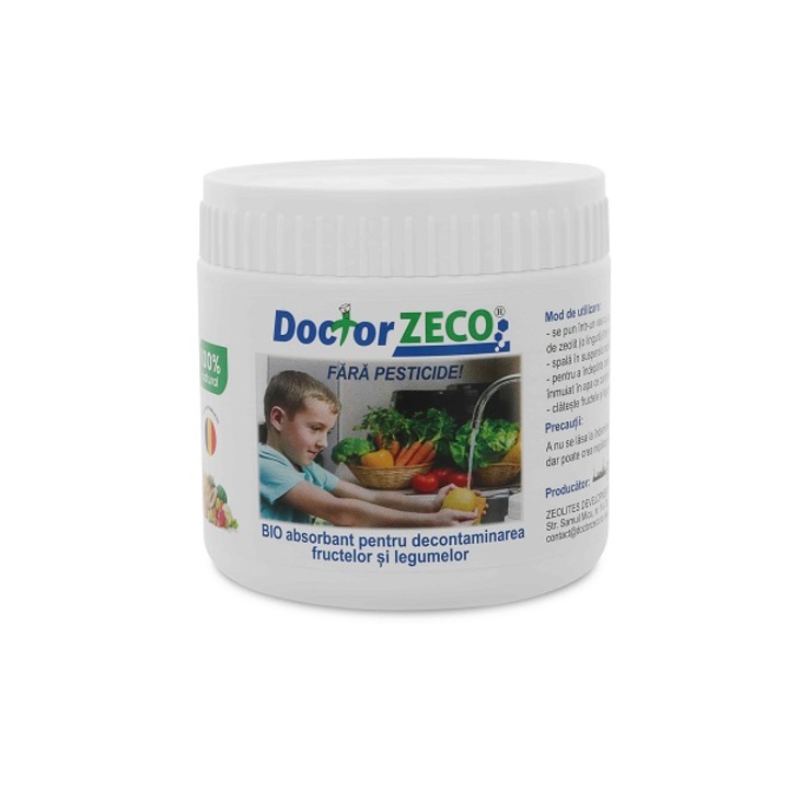 Bio-absorbant pentru spalat fructe si legume, Doctor Zeco, pulbere, 150grame