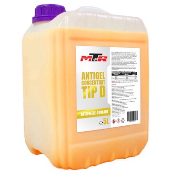 Antigel concentrat MTR Galben Tip D 5L Antigel concentrat MTR Galben Tip D 5L