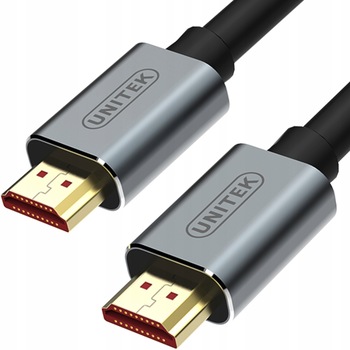 Cablu HDMI V2.0 Unitek, 4K, Negru/Argintiu, 2 m Cablu HDMI V2.0 Unitek, 4K, Negru/Argintiu, 2 m