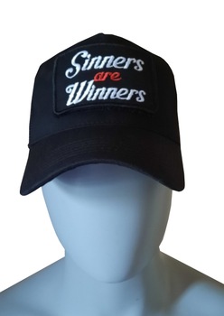 Sapca Trucker, K-off, negru, Sinners are Winners, one size Sapca Trucker, K-off, negru, Sinners are Winners, one size