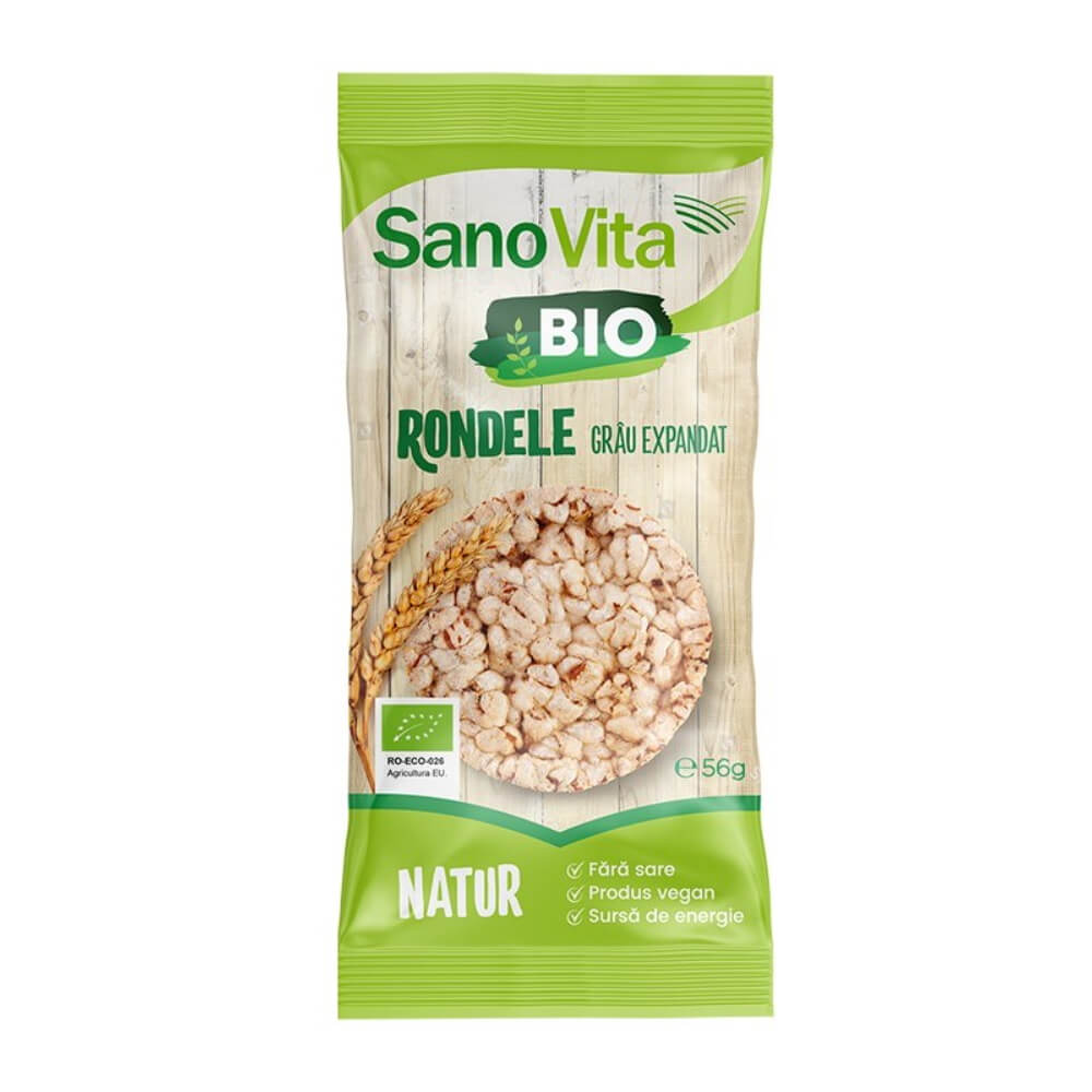 Rondele Simple din Grau Bio Sano Vita, 56g
