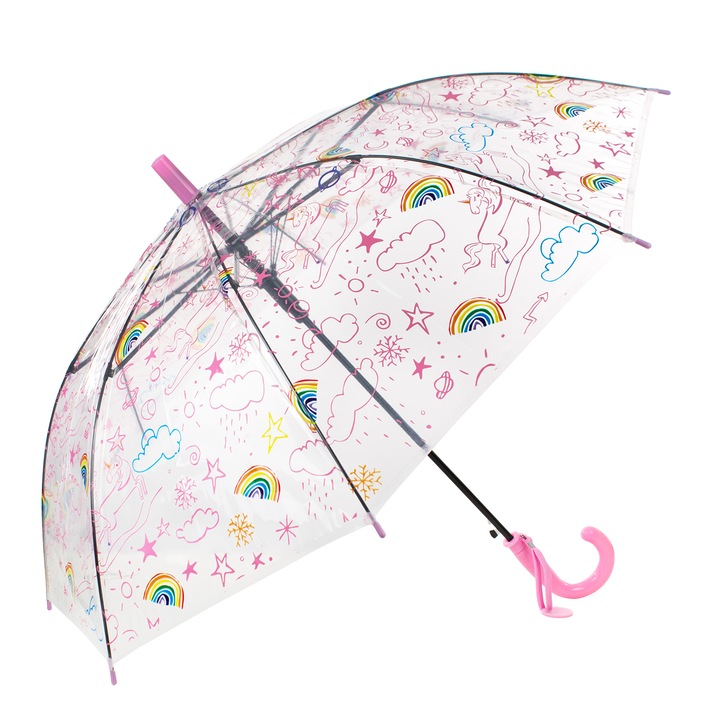 Pami gyermek esernyő átlátszó, UC719-6-2