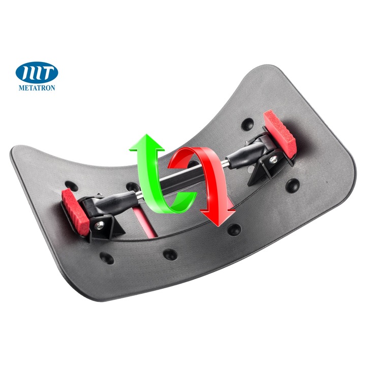 Ортопедично устройство - Регулируема опора за разтягане и отпускане на мускулите на гърба, облекчаване на болката, освобождаване на напрежението, изправяне на шийните прешлени и коригиране на стойката - METATRON BACK Stretcher