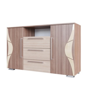 Comoda Laguna 5, 135x40x84cm, shimo Comoda Laguna 5, 135x40x84cm, shimo