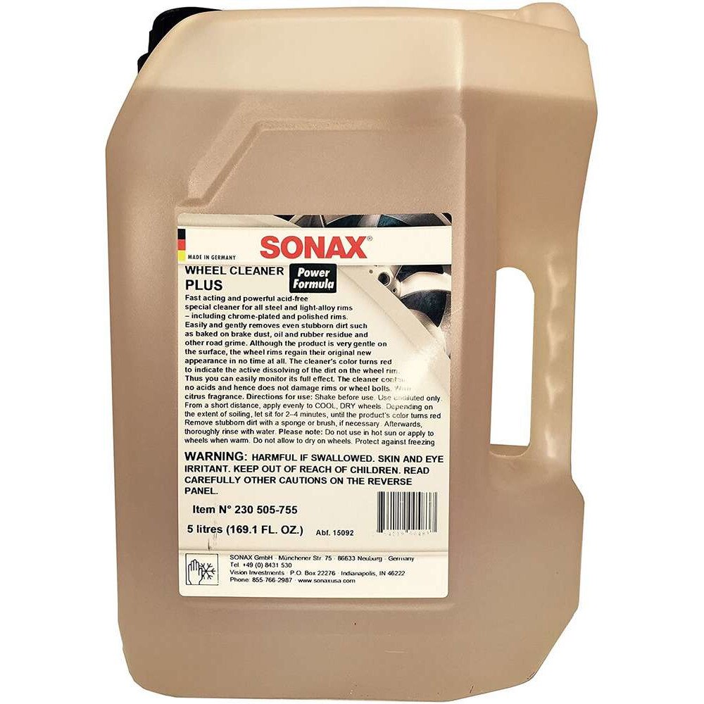 Solutie Curatare Jante Sonax Wheel Cleaner Plus, 5L