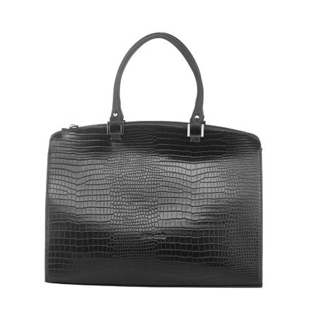 Geanta din piele ecologica - Pierre Cardin, PCL1926B, 38х30х14cm, Negru