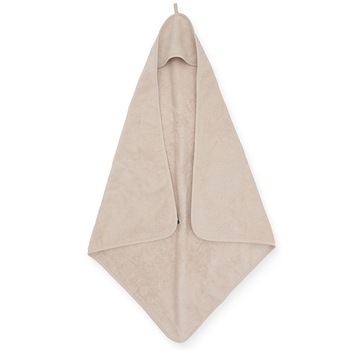 Prosop cu gluga, Jollein Terry, 75x75 cm, crem Prosop cu gluga, Jollein Terry, 75x75 cm, crem