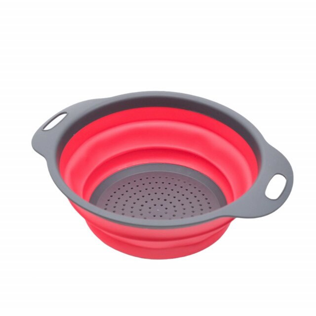 Strecuratoare pliabila din silicon pentru bucatarie, paste, legume, 23 cm