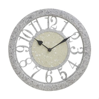 Ceas de perete cu cifre mari model antic 29cm/alba Ceas de perete cu cifre mari model antic 29cm/alba