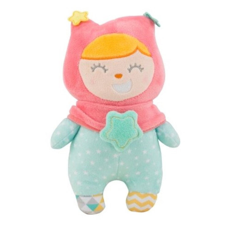 Papusa de plus Imaginarium Sweet Baby Doll cu sunet raset de copil, de la + 0 luni