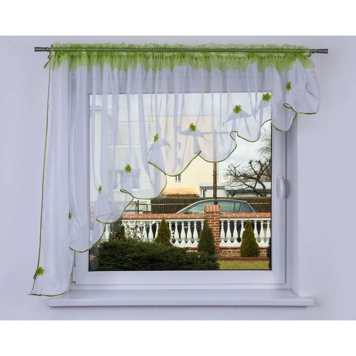 Перде Норвегия, 400x135 см, Зелен