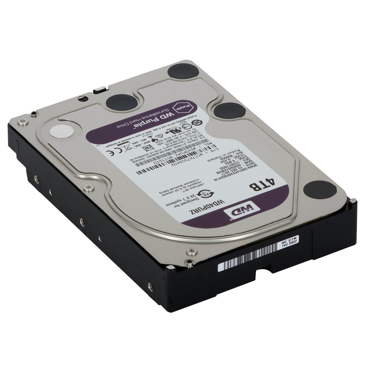 Хард диск, 4Tb, за системи за наблюдение, 150mb/sec, буфер 6 Gb/sec ...