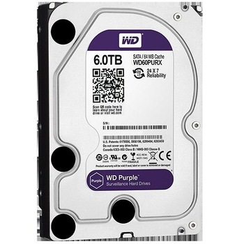 Hard disk, 6Tb, pentru sisteme de supraveghere, 175mb/sec, buffer 6 Gb/sec, W60PURX, Western Digital Purple Hard disk, 6Tb, pentru sisteme de supraveghere, 175mb/sec, buffer 6 Gb/sec, W60PURX, Western Digital Purple