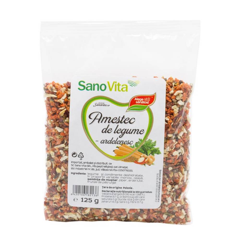 Amestec de Legume Ardelenesc Sano Vita, 125 g