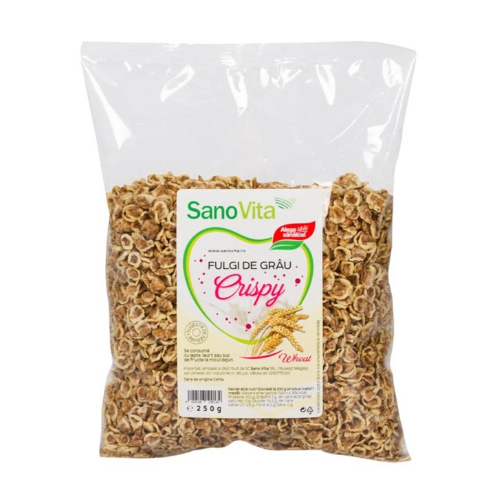 Fulgi de Grau Crispy Sano Vita, 250 g