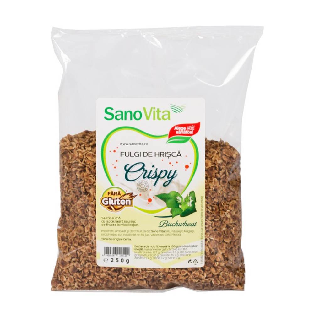 Fulgi de Hrisca Crispy Sano Vita, 250 g