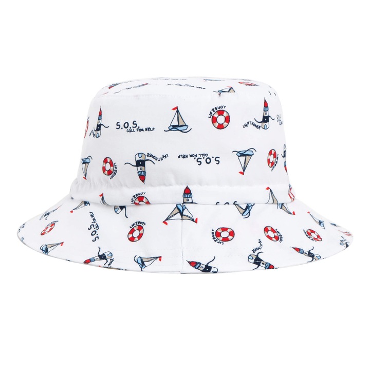 Palarie, Nandy, pentru copii, alb, Alb