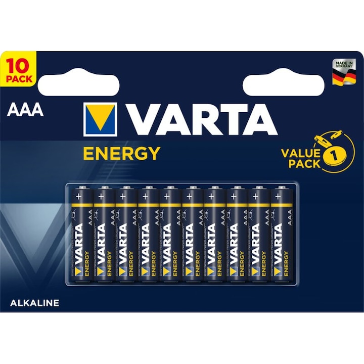 Varta energy alkáli tartós mikro elem AAA / LR03, 10 db