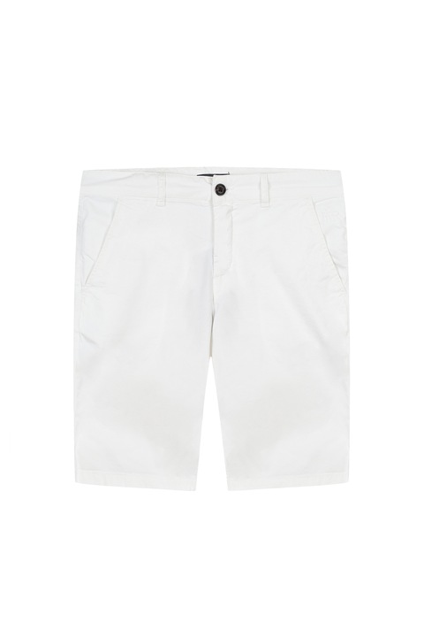 Pantaloni scurti barbati Ruck&Maul, Regular Fit, Bumbac/Elastan, Alb