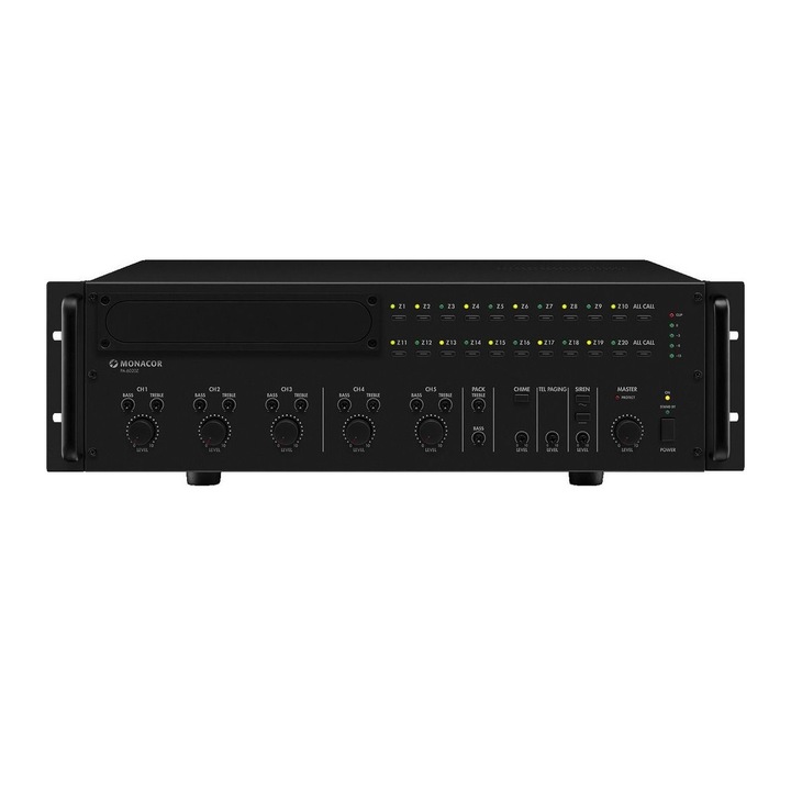 Monacor PA-6020Z 20 zónás keverőerősítő